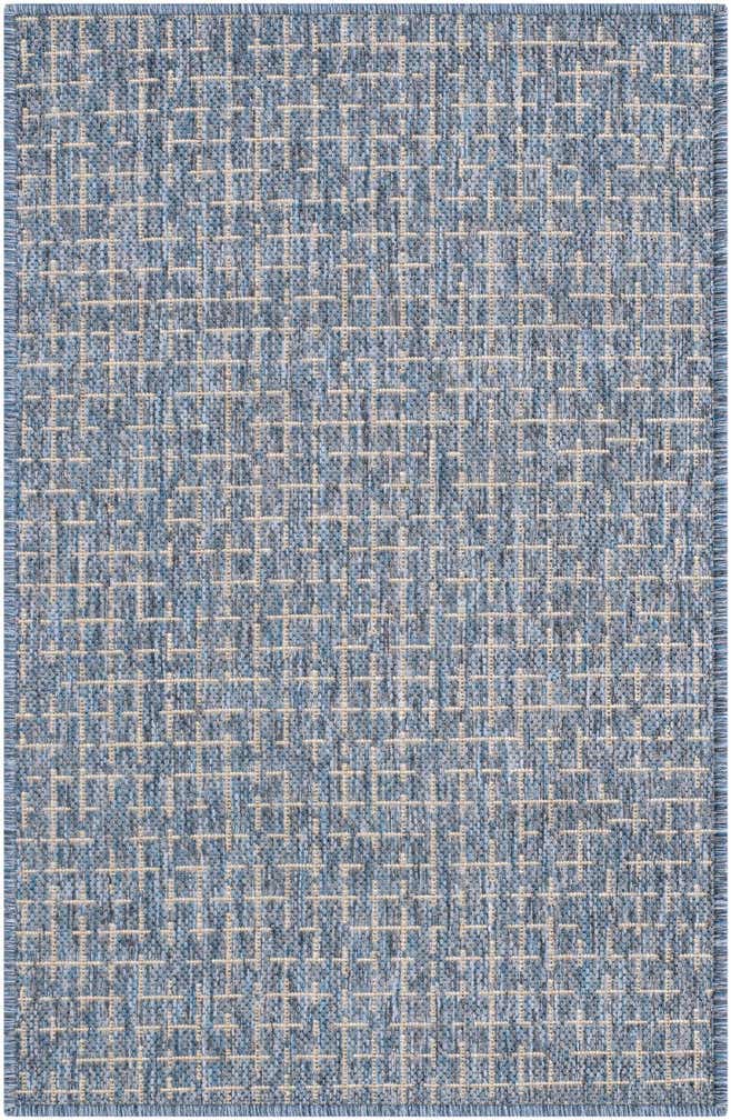 2' x 3' Easy-Clean Checkered Indoor / Outdoor Rug