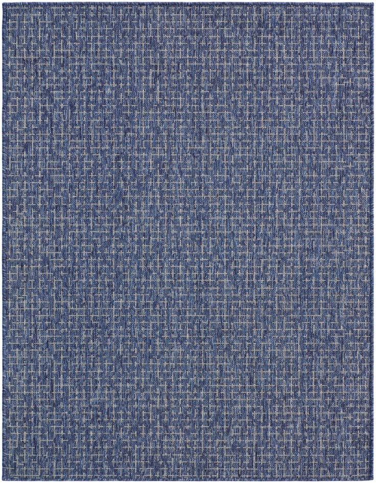 Detail image of 4' x 6' Easy-Clean Checkered Indoor / Outdoor Rug