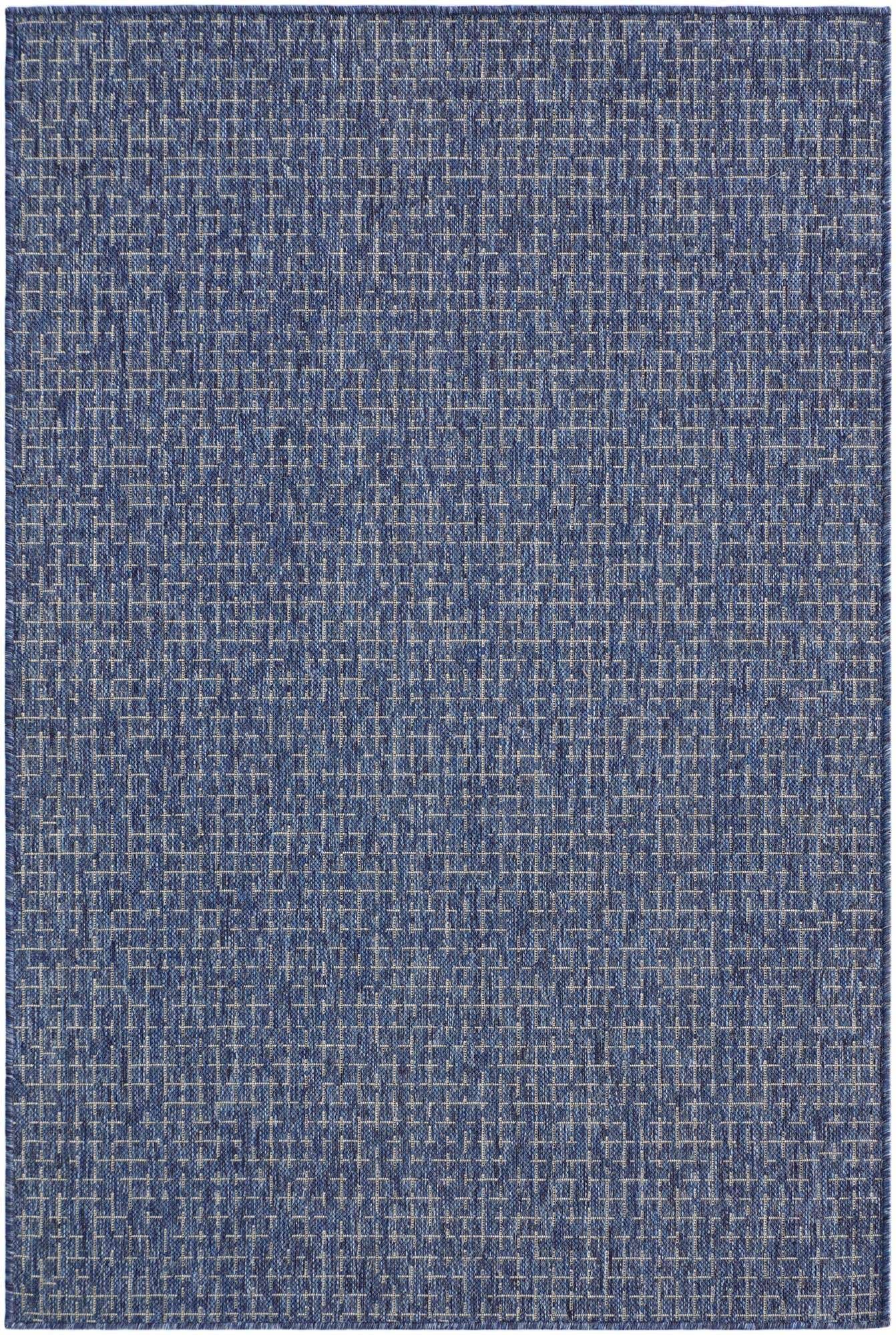 4' x 6' Easy-Clean Checkered Indoor / Outdoor Rug