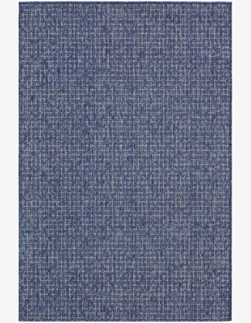 4' x 6' Easy-Clean Checkered Indoor / Outdoor Rug