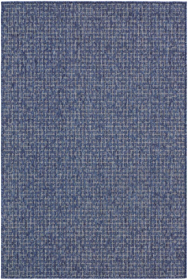 Detail image of 4' x 6' Easy-Clean Checkered Indoor / Outdoor Rug