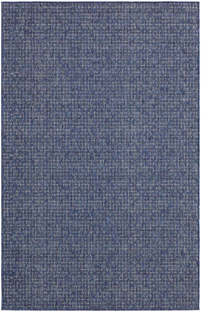 5' 3 x 8' Easy-Clean Checkered Indoor / Outdoor Rug