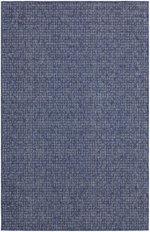 Detail image of 5' 3 x 8' Easy-Clean Checkered Indoor / Outdoor Rug