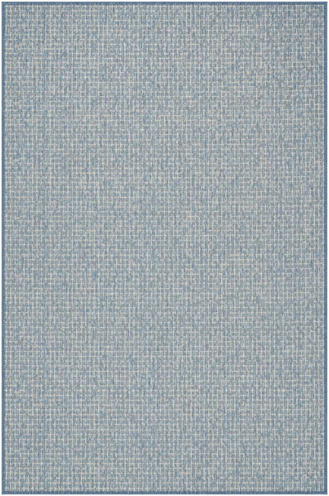 6' x 9' Easy-Clean Checkered Indoor / Outdoor Rug