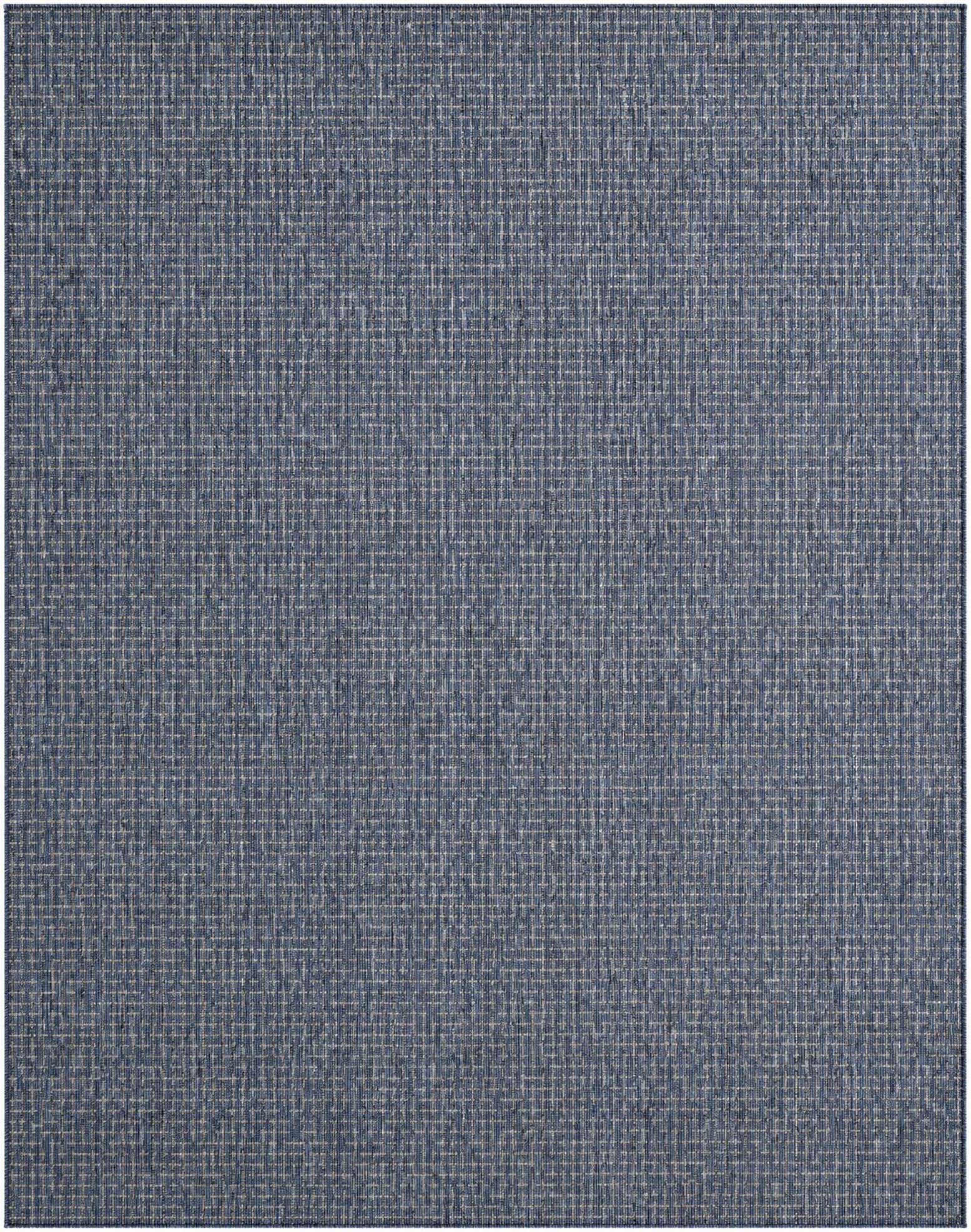 7' 10 x 10' Easy-Clean Checkered Indoor / Outdoor Rug