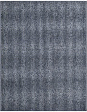 7' 10 x 10' Easy-Clean Checkered Indoor / Outdoor Rug