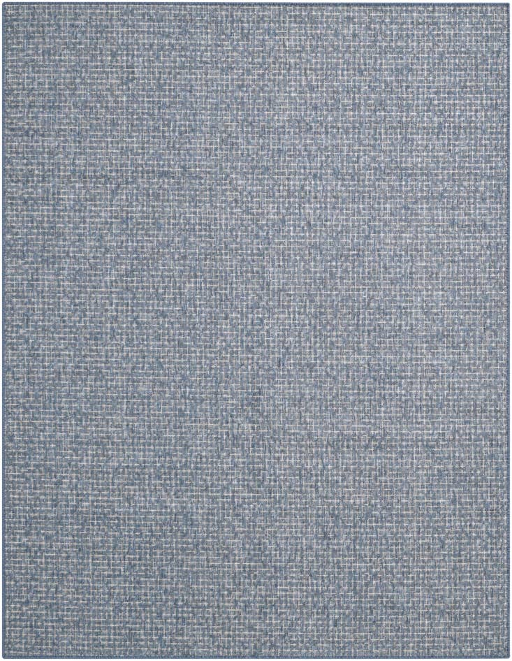 Detail image of 7' 10 x 10' Easy-Clean Checkered Indoor / Outdoor Rug