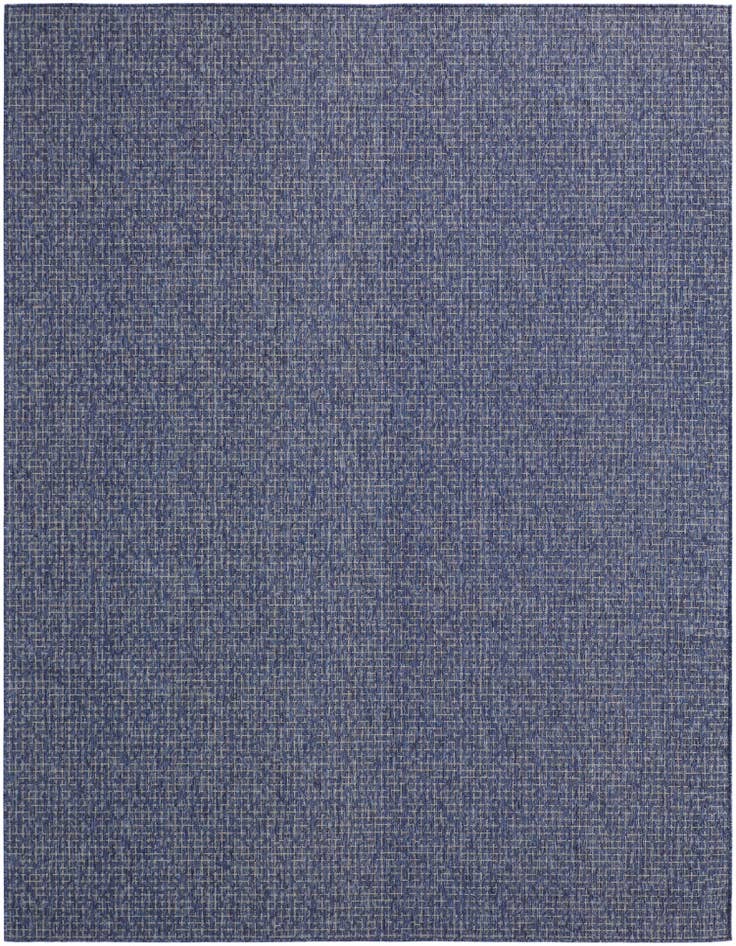 Detail image of 9' x 12' Easy-Clean Checkered Indoor / Outdoor Rug