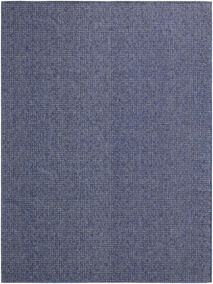 9' x 12' Easy-Clean Checkered Indoor / Outdoor Rug