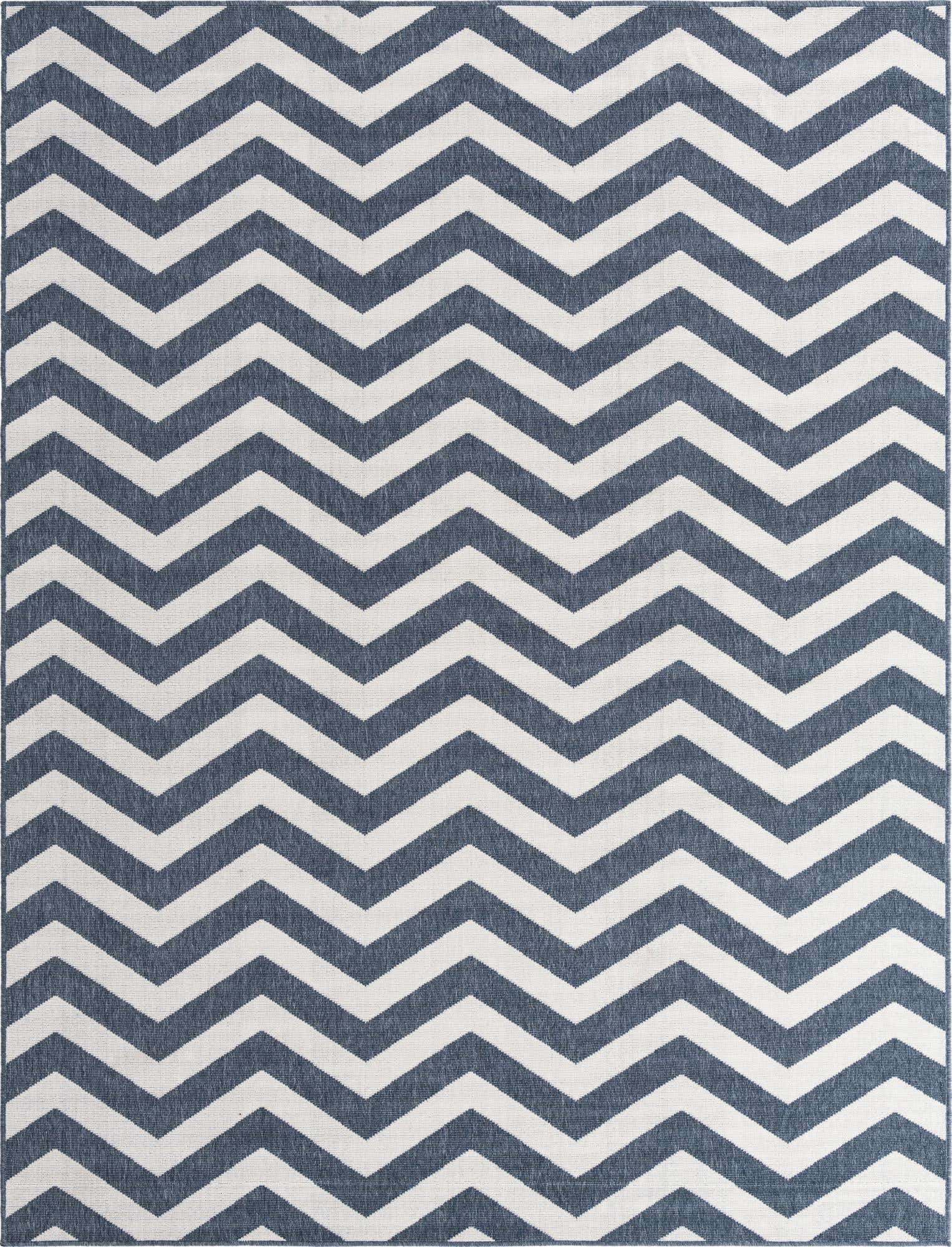7' 10 x 10' Easy-Clean Coastal Indoor / Outdoor Rug