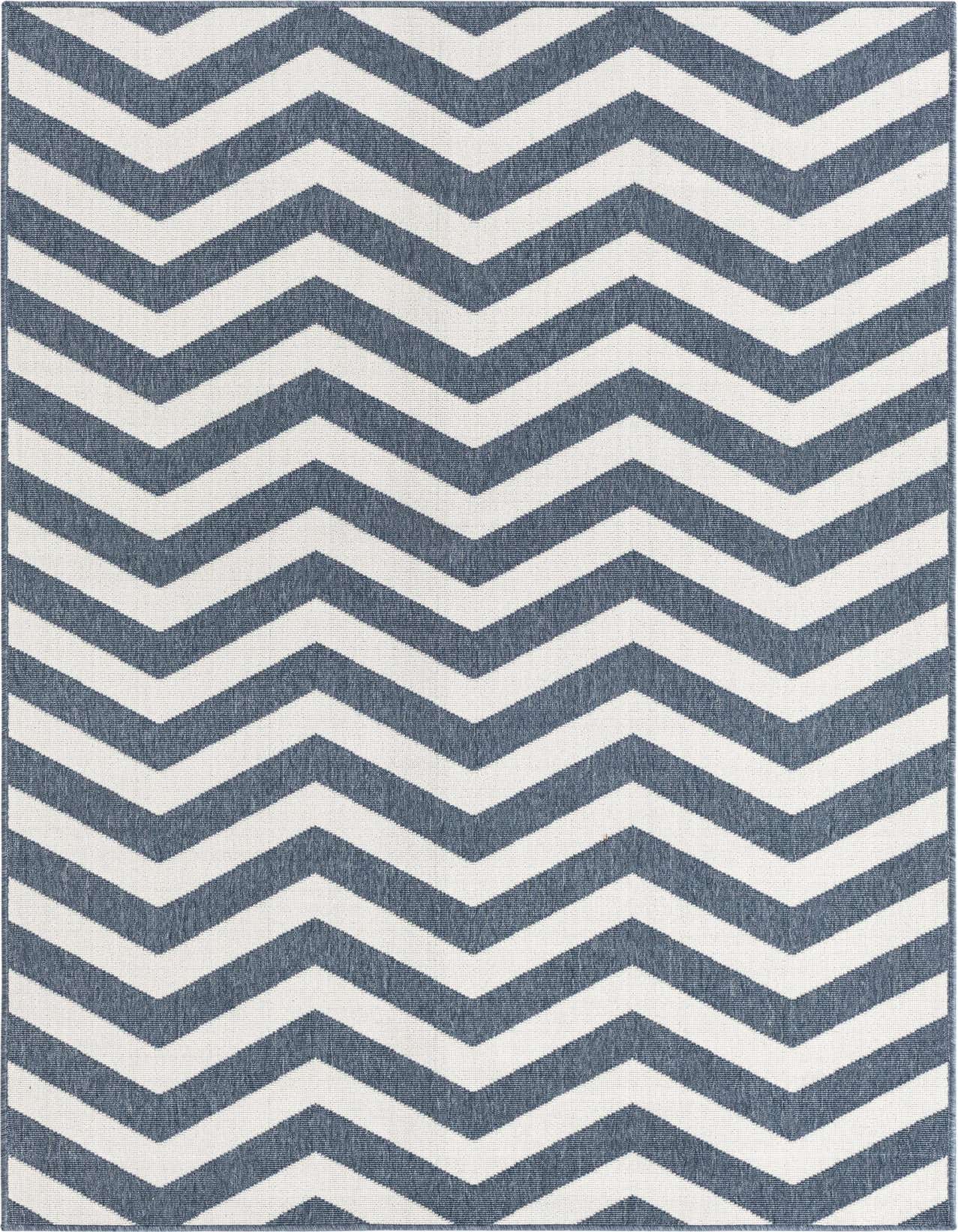5' 3 x 8' Easy-Clean Coastal Indoor / Outdoor Rug
