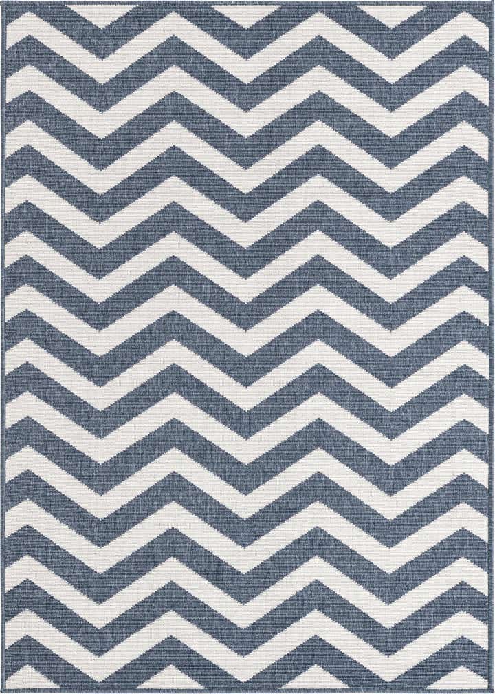 4' x 6' Easy-Clean Coastal Indoor / Outdoor Rug