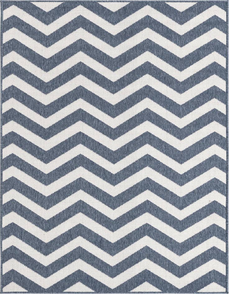 Detail image of 4' x 6' Easy-Clean Coastal Indoor / Outdoor Rug
