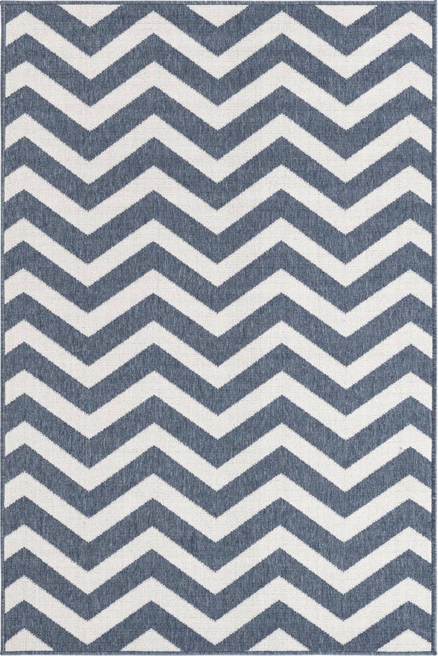 Detail image of 4' x 6' Easy-Clean Coastal Indoor / Outdoor Rug