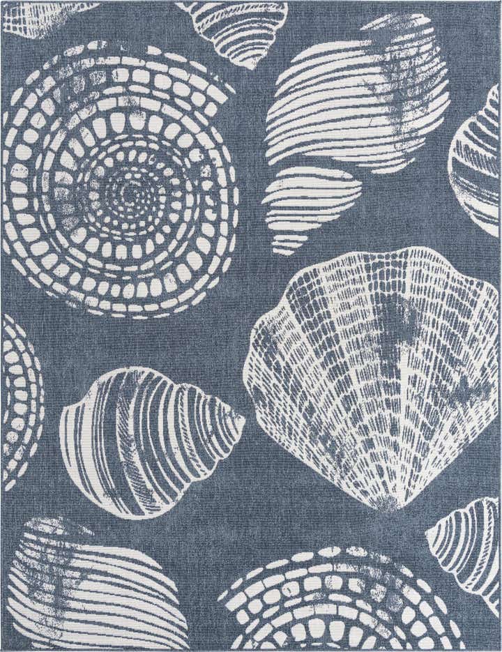 7' 10 x 10' Easy-Clean Coastal Indoor / Outdoor Rug
