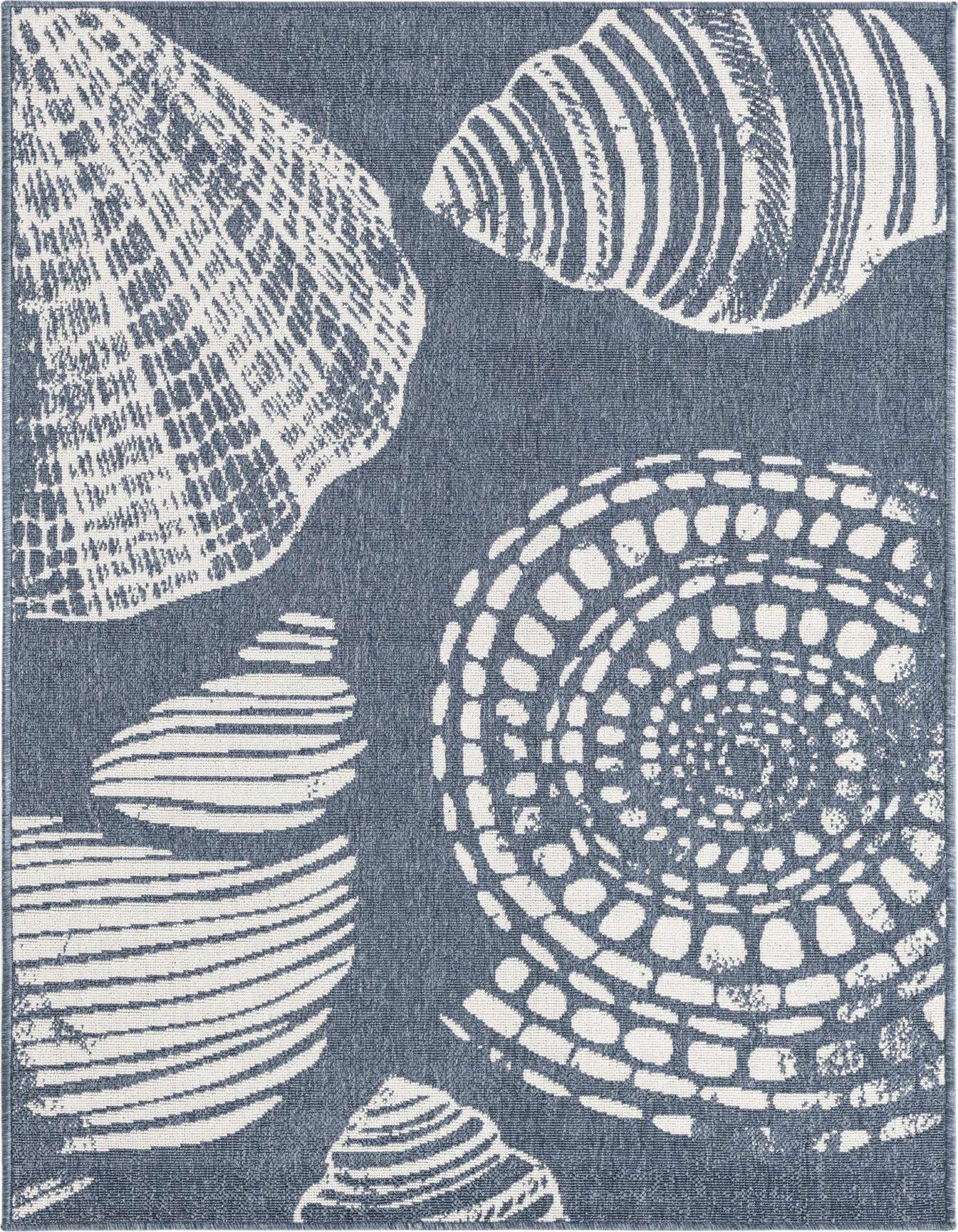 4' x 6' Easy-Clean Coastal Indoor / Outdoor Rug