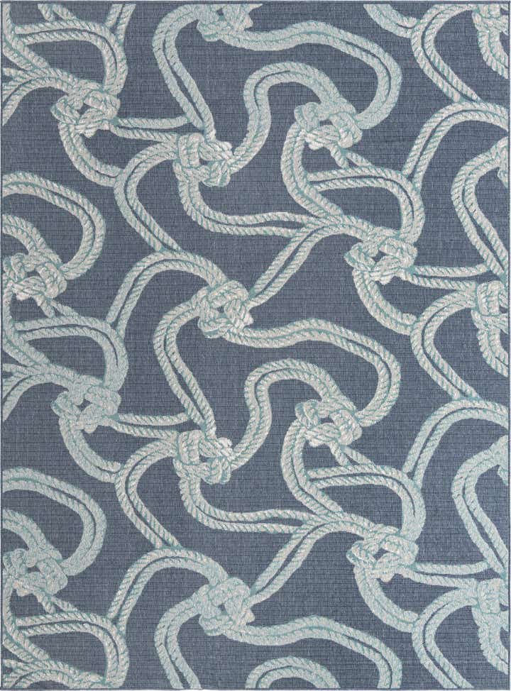 9' x 12' Easy-Clean Coastal Indoor / Outdoor Rug