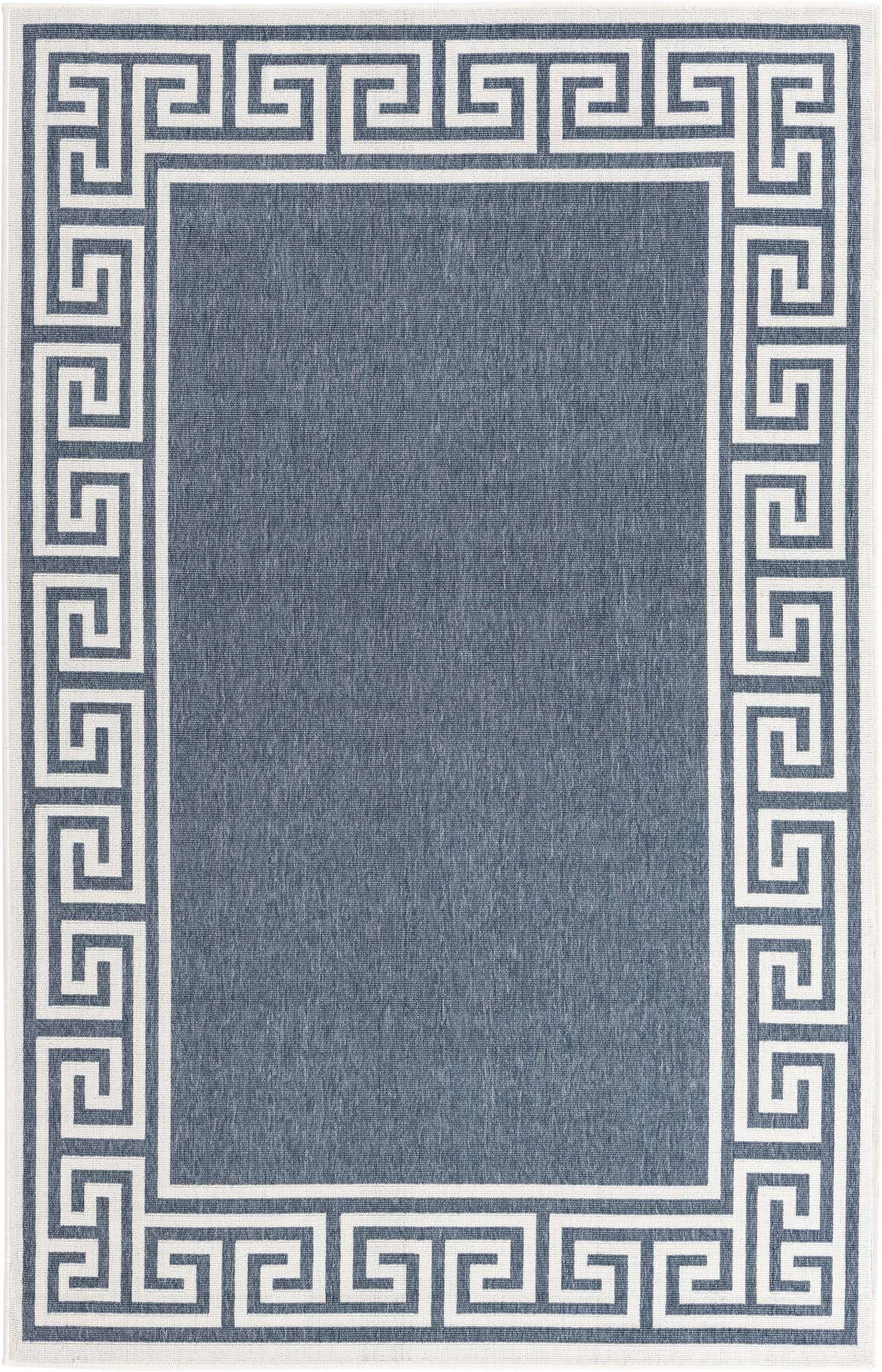 5' 3 x 8' Easy-Clean Coastal Indoor / Outdoor Rug