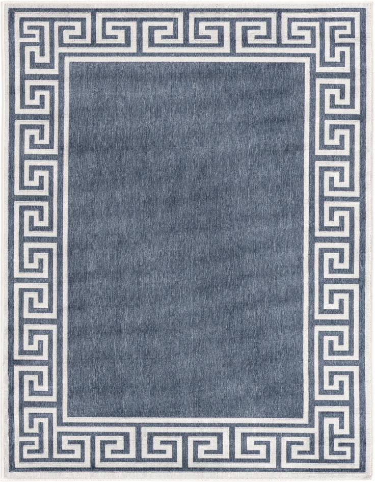Detail image of 4' x 6' Easy-Clean Coastal Indoor / Outdoor Rug
