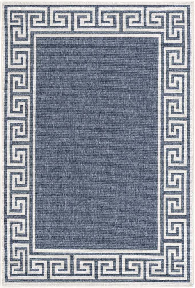 4' x 6' Easy-Clean Coastal Indoor / Outdoor Rug