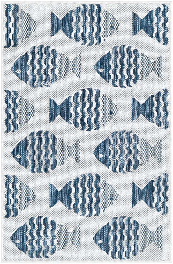 2' x 3' Easy-Clean Coastal Indoor / Outdoor Rug
