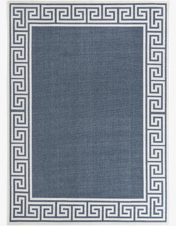 9' x 12' Easy-Clean Coastal Indoor / Outdoor Rug