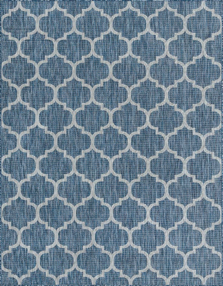 Detail image of 6' x 9' Easy-Clean Lattice Indoor / Outdoor Rug