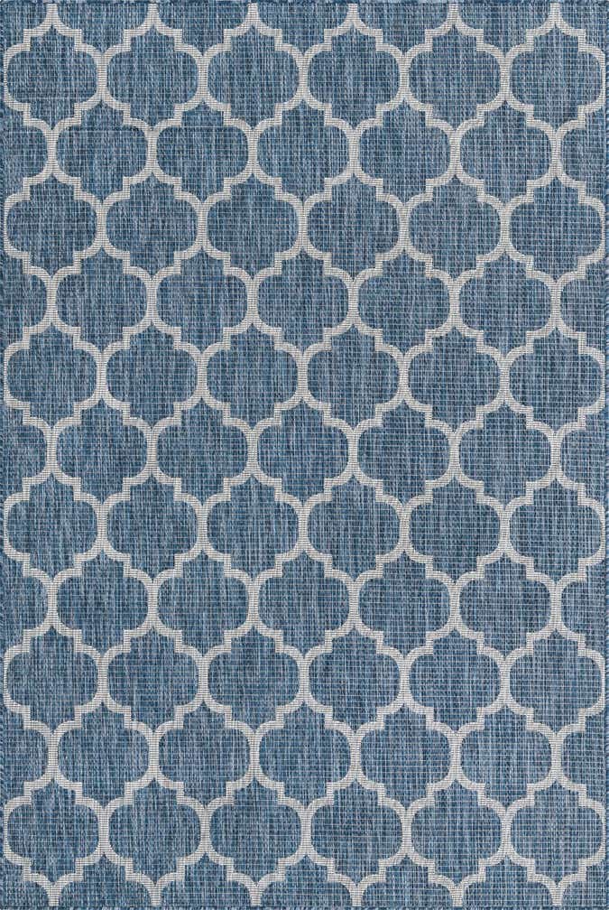 185cm x 275cm Easy-Clean Lattice Indoor / Outdoor Rug