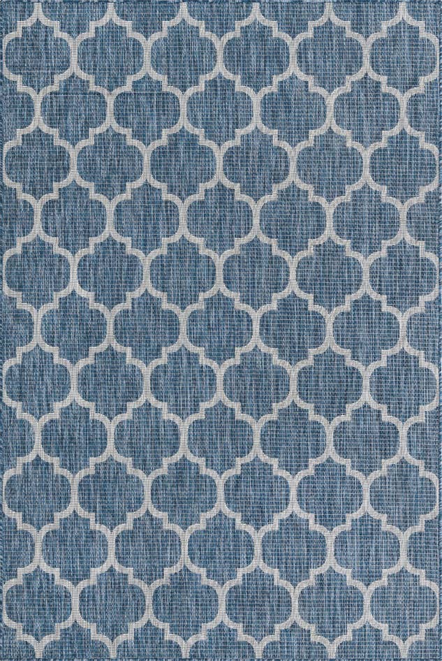 Detail image of 185cm x 275cm Easy-Clean Lattice Indoor / Outdoor Rug
