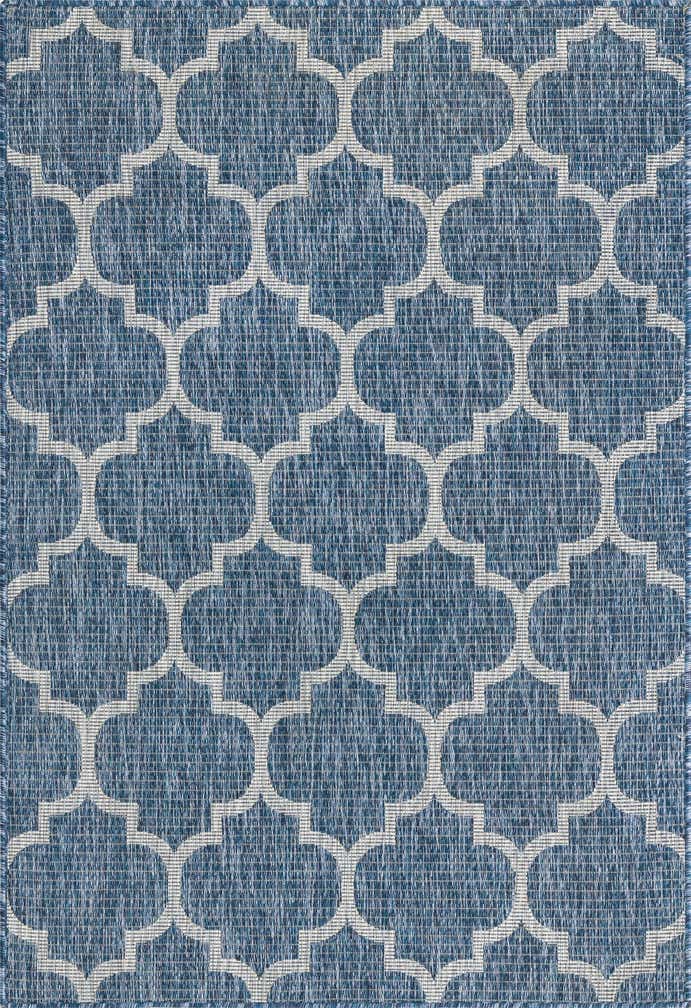 125cm x 185cm Easy-Clean Lattice Indoor / Outdoor Rug