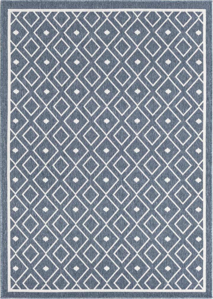 4' x 6' Easy-Clean Lattice Indoor / Outdoor Rug