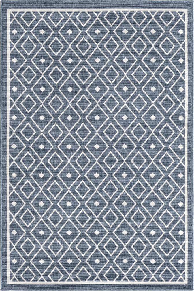 4' x 6' Easy-Clean Lattice Indoor / Outdoor Rug