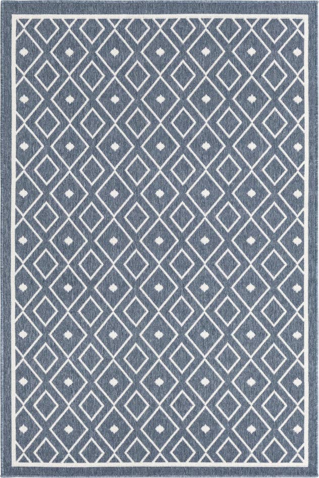 Detail image of 4' x 6' Easy-Clean Lattice Indoor / Outdoor Rug