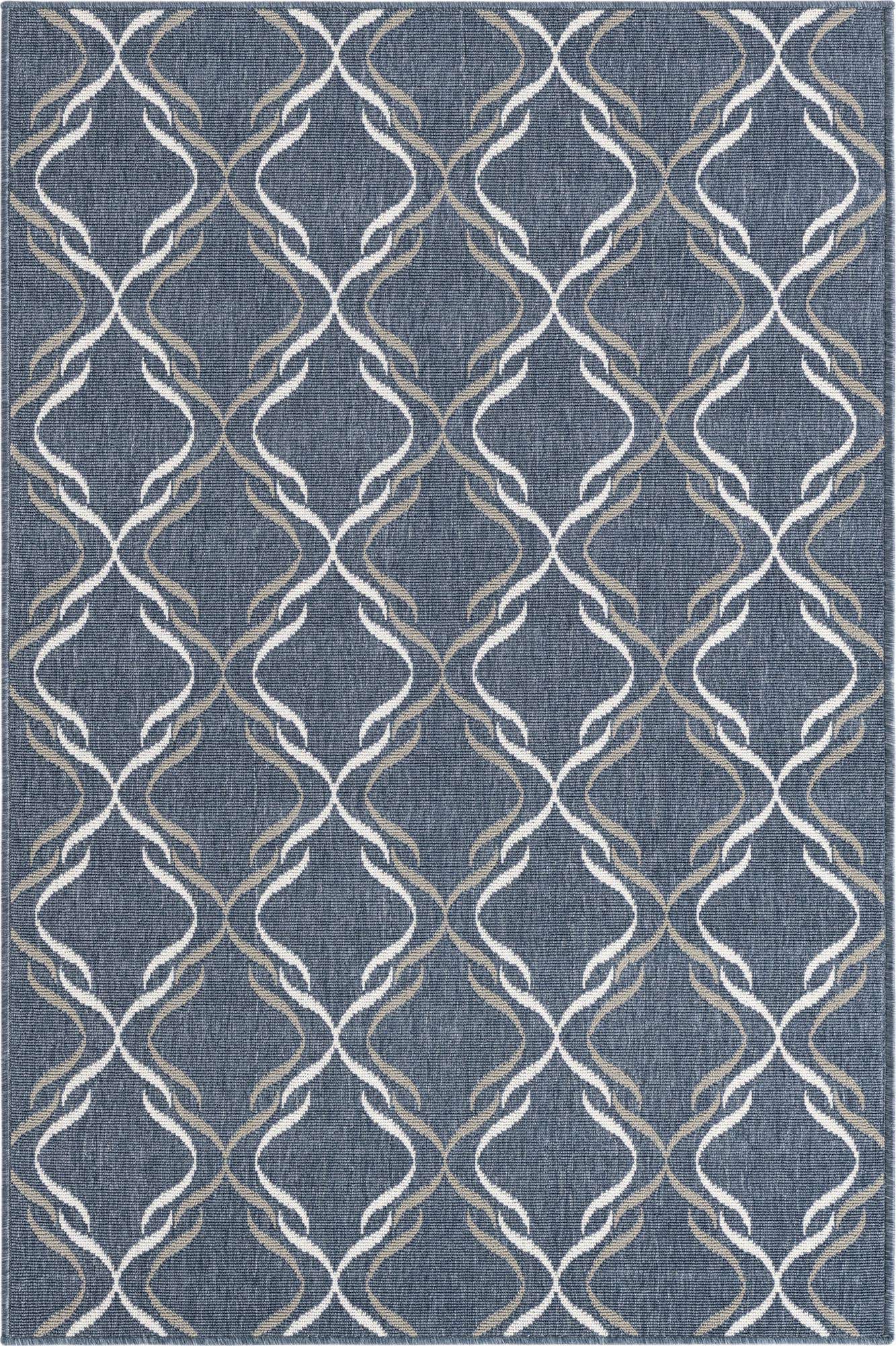 4' x 6' Easy-Clean Lattice Indoor / Outdoor Rug