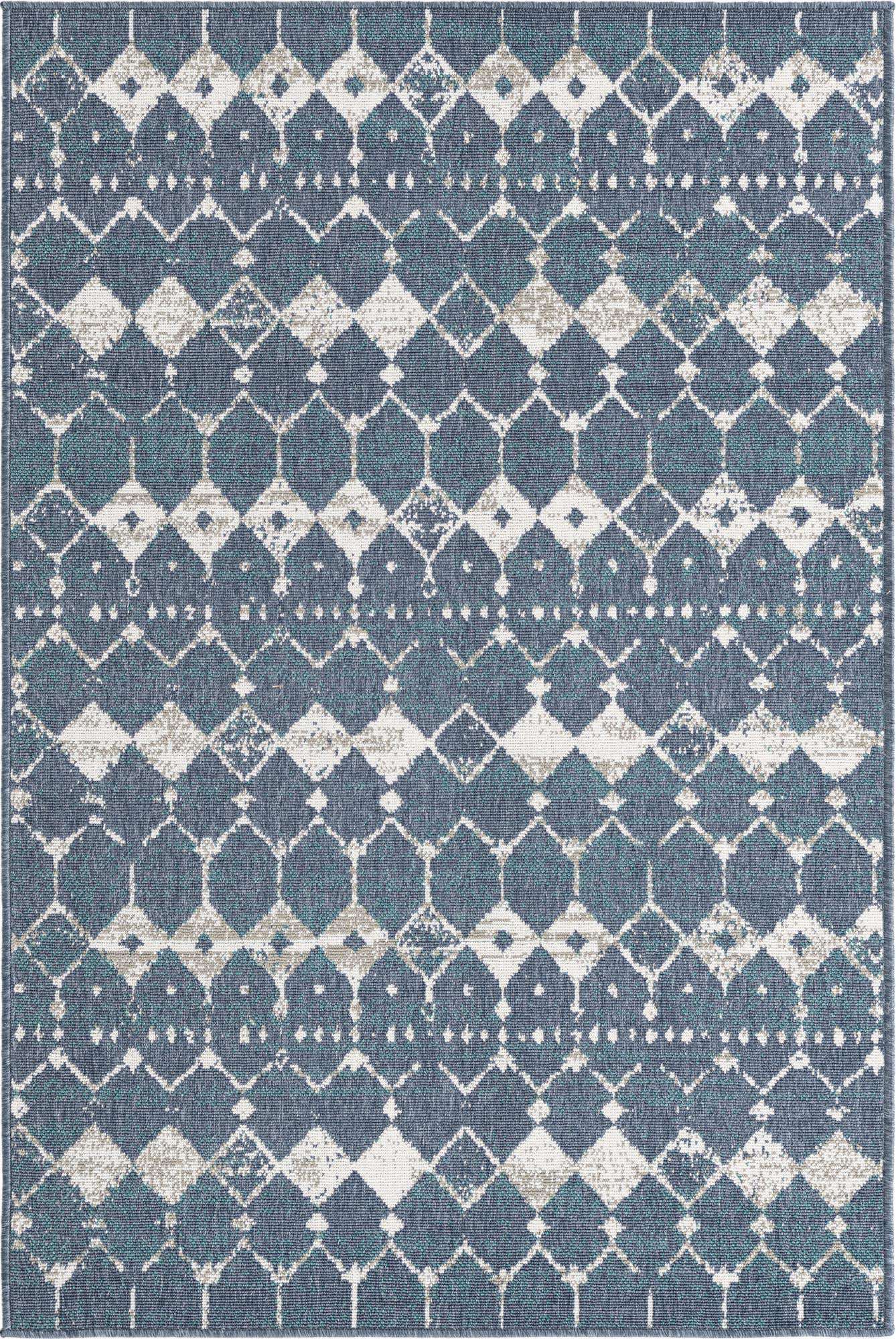 4' x 6' Easy-Clean Lattice Indoor / Outdoor Rug