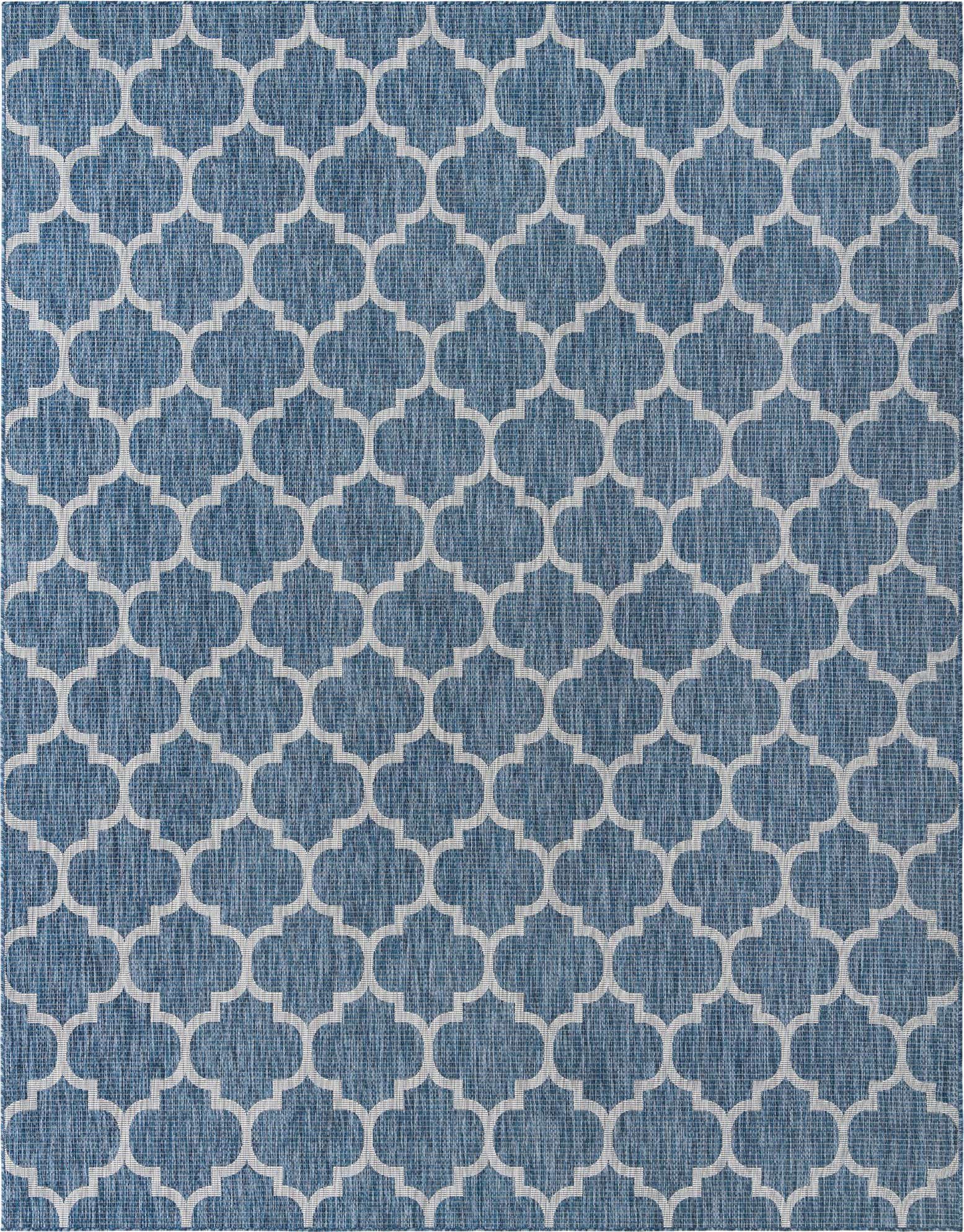 10' x 14' Easy-Clean Lattice Indoor / Outdoor Rug