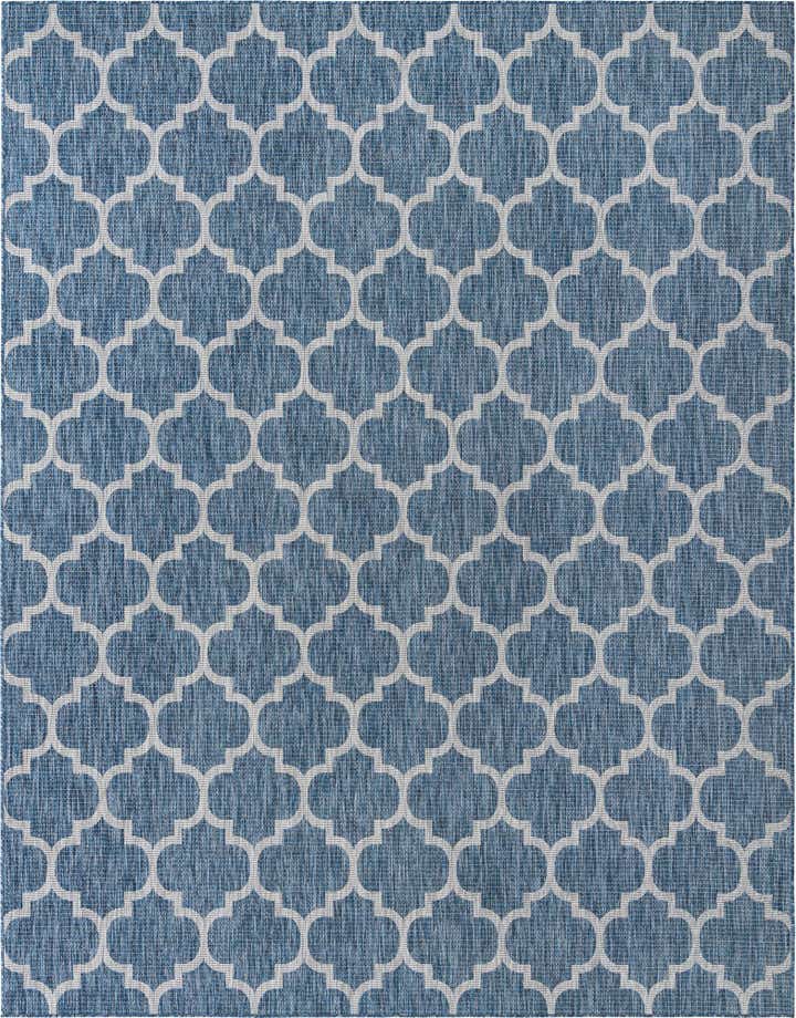 10' x 14' Easy-Clean Lattice Indoor / Outdoor Rug