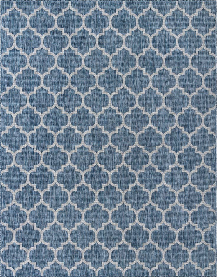 Detail image of 10' x 14' Easy-Clean Lattice Indoor / Outdoor Rug