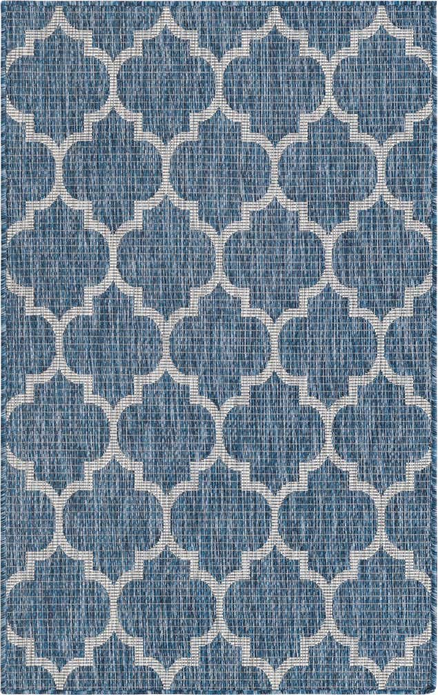 95cm x 160cm Easy-Clean Lattice Indoor / Outdoor Rug