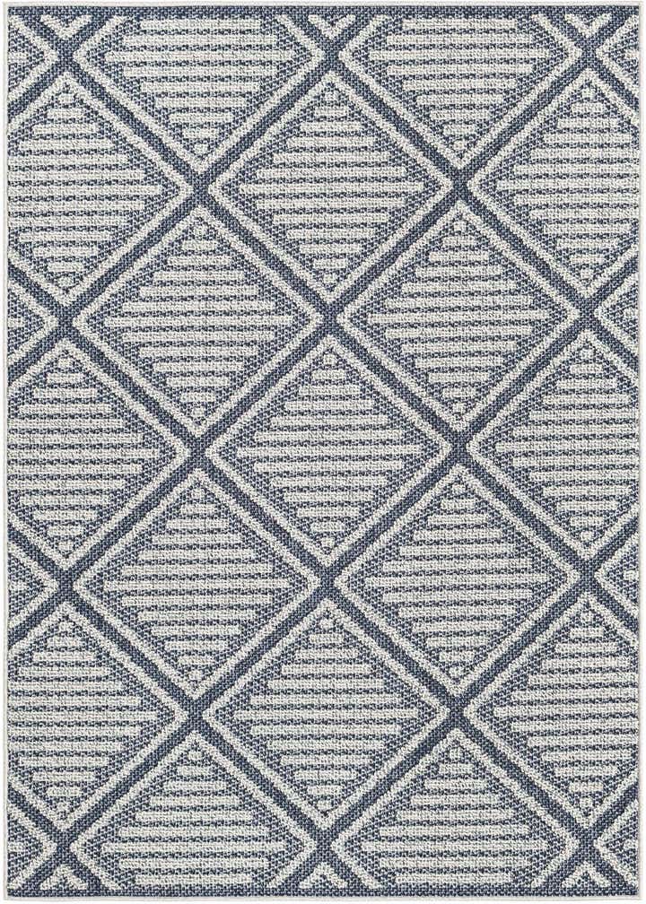 4' x 6' Easy-Clean Lattice Indoor / Outdoor Rug