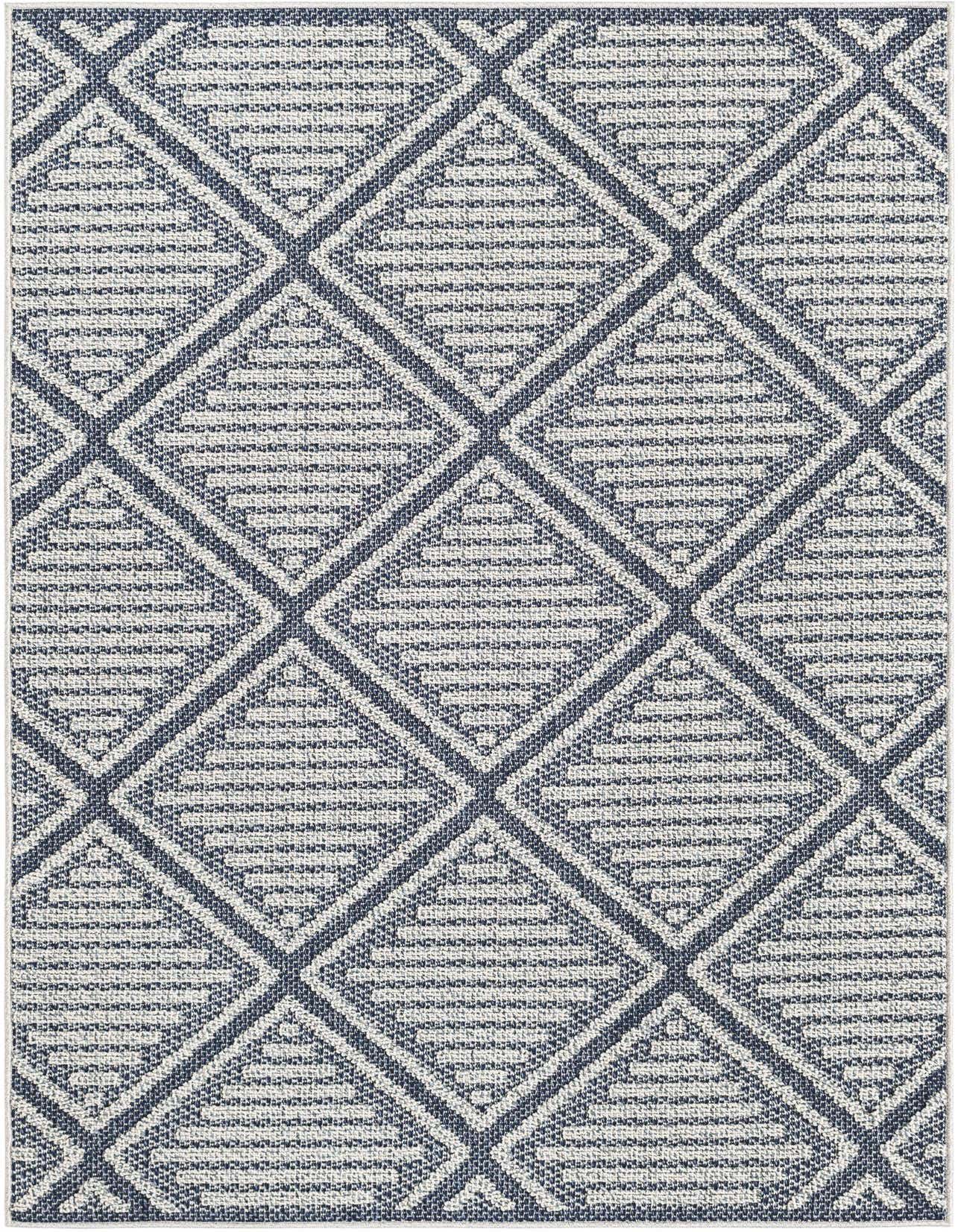 4' x 6' Easy-Clean Lattice Indoor / Outdoor Rug