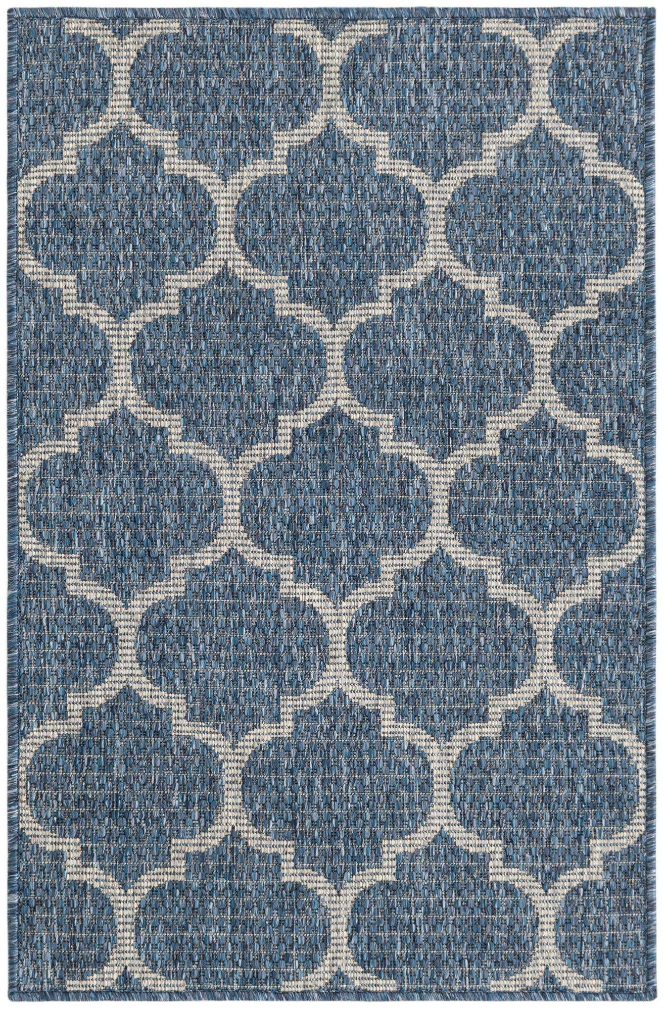 2' x 3' Easy-Clean Lattice Indoor / Outdoor Rug