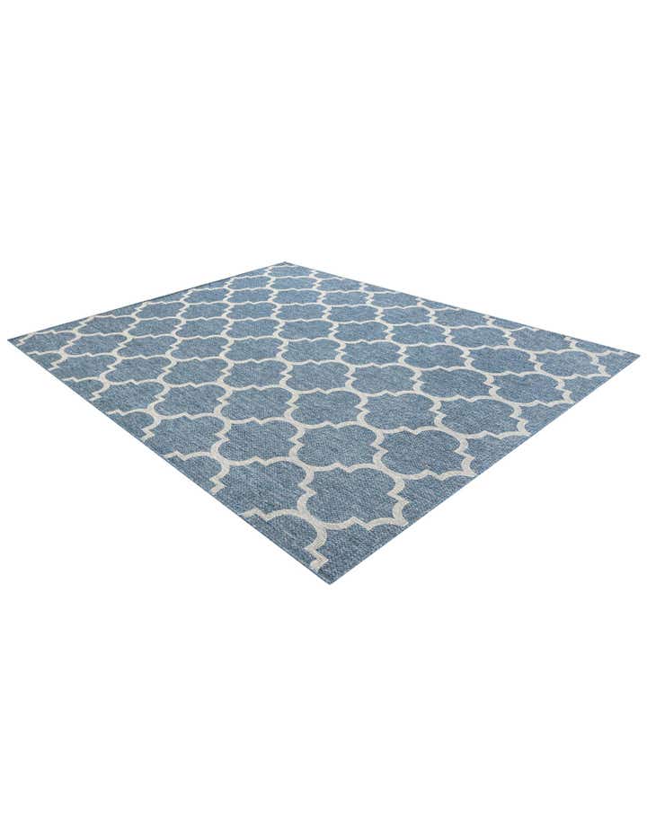 7' 10 x 10' Easy-Clean Lattice Indoor / Outdoor Rug