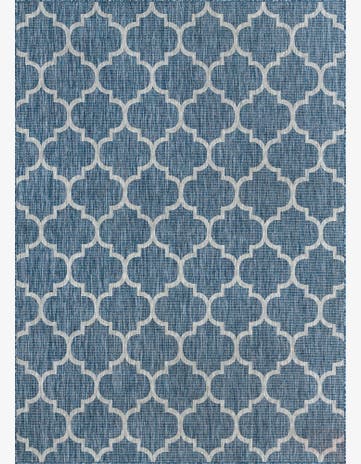 7' x 10' Easy-Clean Lattice Indoor / Outdoor Rug