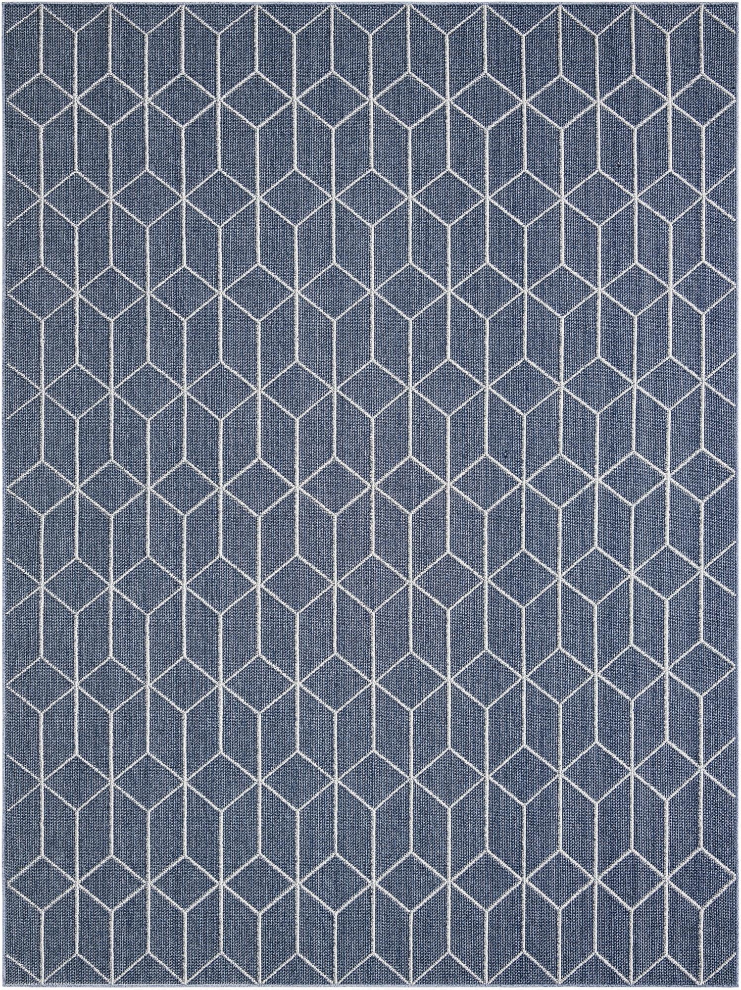 10' x 14' 1 Washable Lattice Indoor / Outdoor Rug