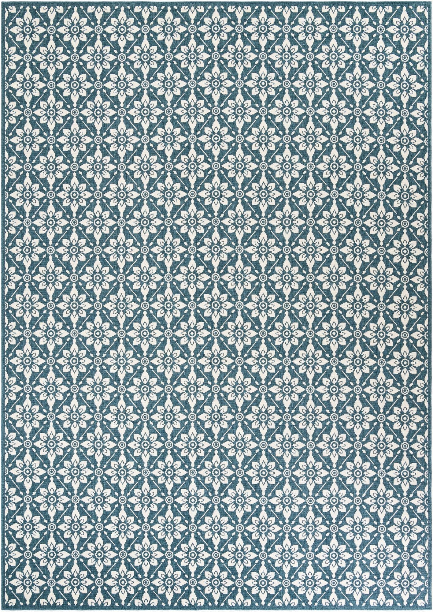 10' x 14' Washable Lattice Indoor / Outdoor Rug