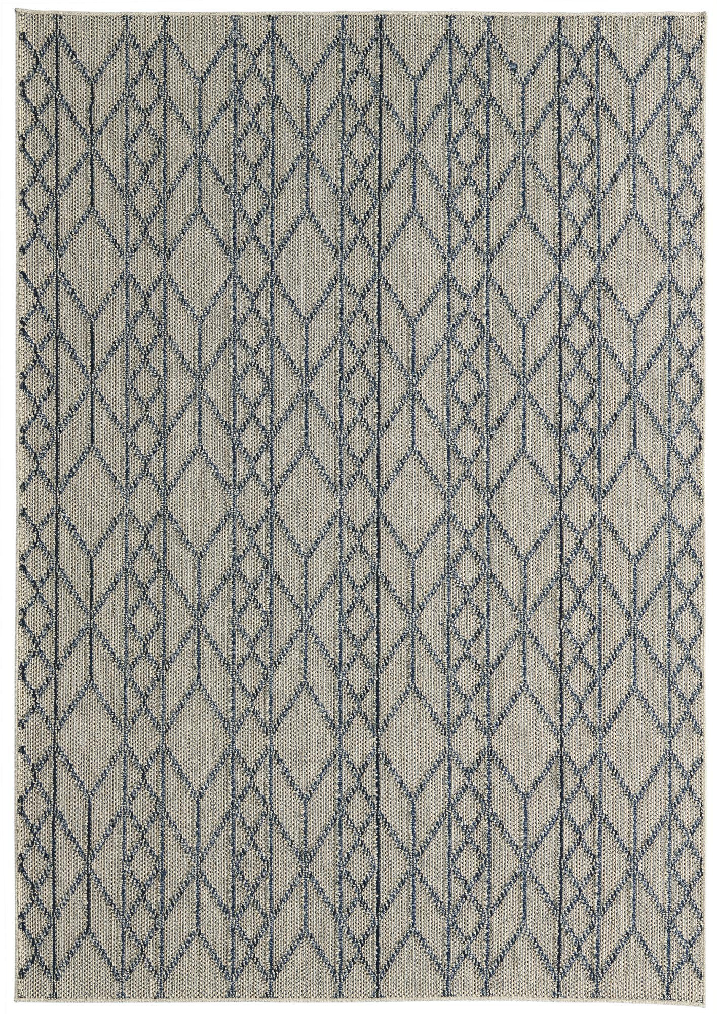 5' 3 x 7' 6 Easy-Clean Modern Indoor / Outdoor Rug