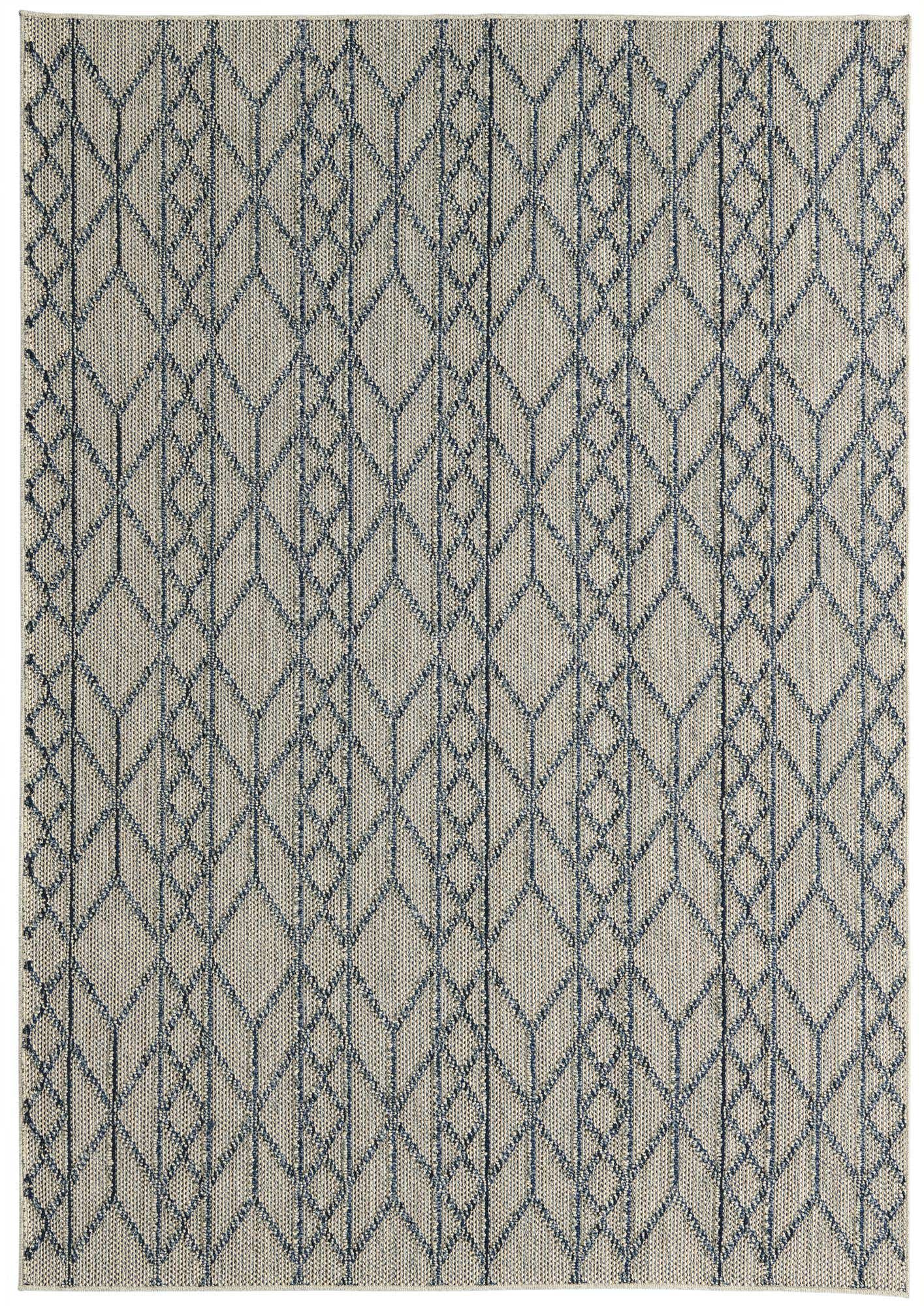 5' 3 x 7' 6 Easy-Clean Modern Indoor / Outdoor Rug