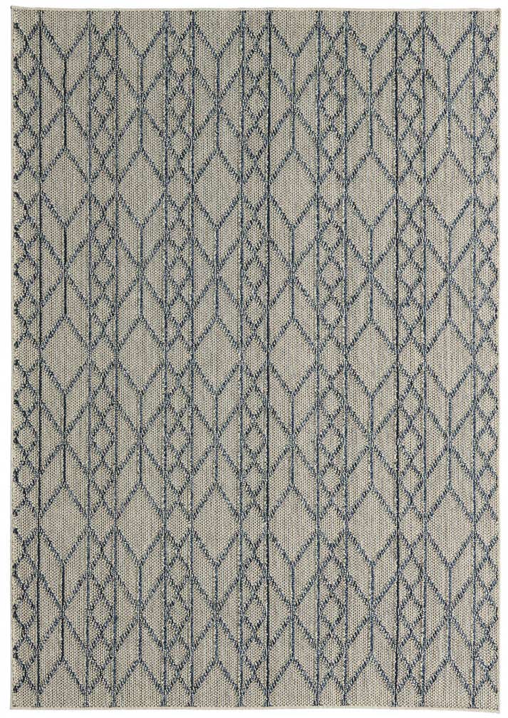 5' 3 x 7' 6 Easy-Clean Modern Indoor / Outdoor Rug
