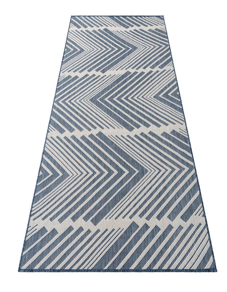 Detail image of 5' 4 x 7' 8 Easy-Clean Modern Indoor / Outdoor Rug